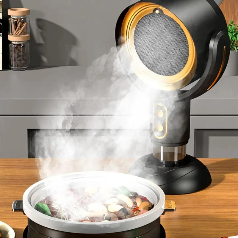 جديد المنزل سطح المكتب كونترتوب شفاط المطبخ USB بالطاقة المحمولة المطبخ مروحة العادم الشحوم تنقية مروحة العادم #2