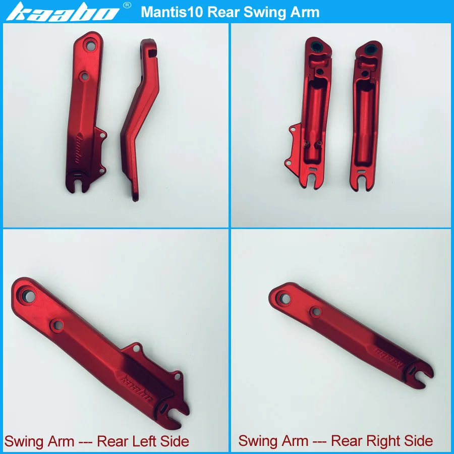 Mantis10 Hinterradschwinge Neue Version Originalteile Schwarz Rot Blau Golden Silber für Kaabo Mantis Pro 10-Zoll Elektroroller – Detail 4