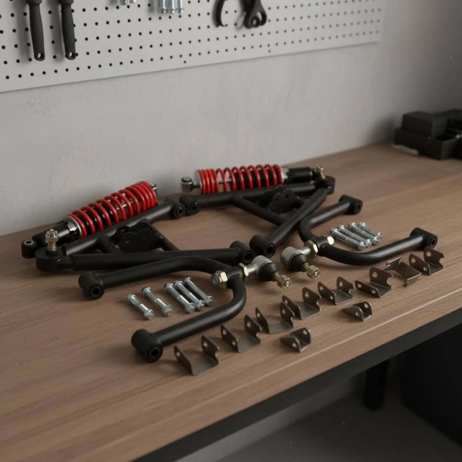 ATV Steering Linkage Lever Spherical Joint Joint Assembly Modification Parts Front Shock System Steering Kit DIY Four-Wheel Bike
