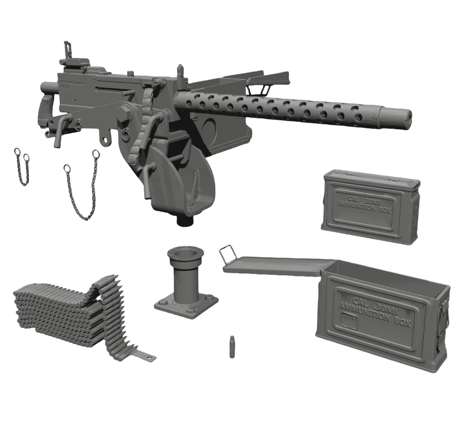 1/16 1/35 スケール M1919A4 ブローニング 30 口径アメリカ機関銃