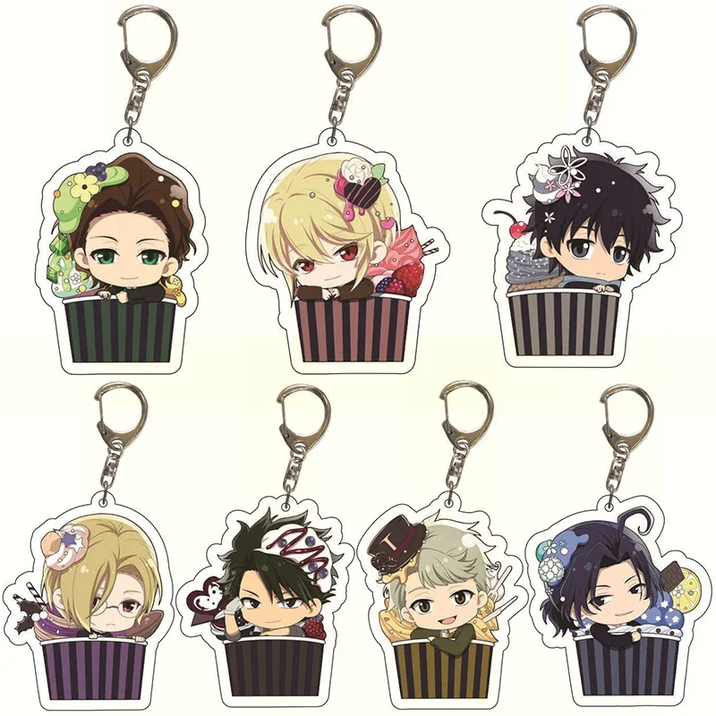 LLavero de Anime Moriarty The Patriot, figura de dibujos animados, colgante de William James, llavero de coche, bolsa de Cosplay, accesorios, joyería, regalo para seguidores