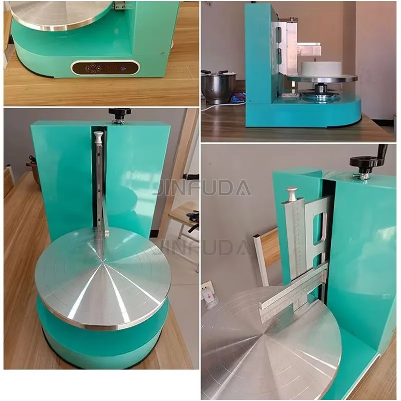 【HOT】Better Cake Embryo Creamer Maker Cake Straightening Machine About 60Rpm High Speed Cake Cream Plastering Refining Machine