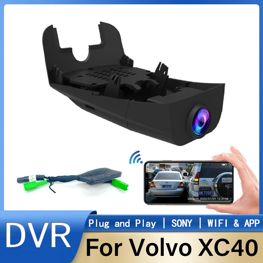 

Для Volvo XC40 2017-2021 Передняя и задняя 4K видеорегистратор с функцией Plug and Play для автомобильной камеры, видеорегистратора, видеорегистратора, видеорегистратора, записывающего устройства