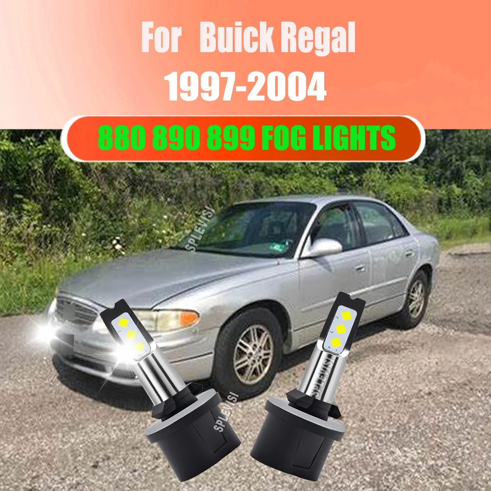 

LED Fog Lamp Bulb Light -Plug & Play - Works with Most Vehicles For Buick Regal 1997 1998 1999 2000 2001 2002 2003 2004