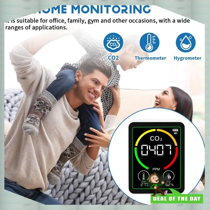 

24-часовая доставка MT03 Монитор качества воздуха 3 в 1 Тестер температуры и влажности CO2 Детектор CO2 Детектор углекислого газа