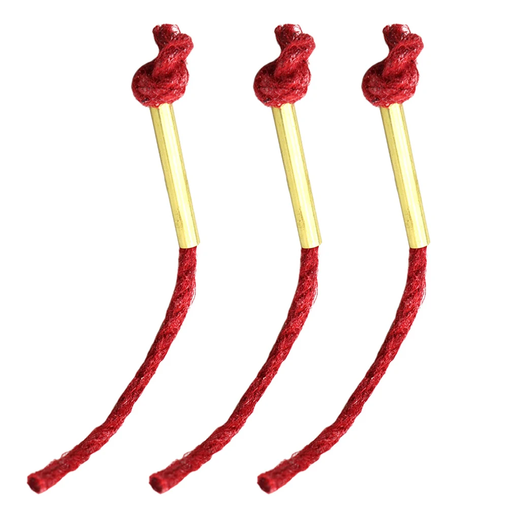 

3 Pcs Waxed Camping Fire Rope Cord Camping Starter Hiking Waxed Fire Rope Matches Safety Emergency Supplies