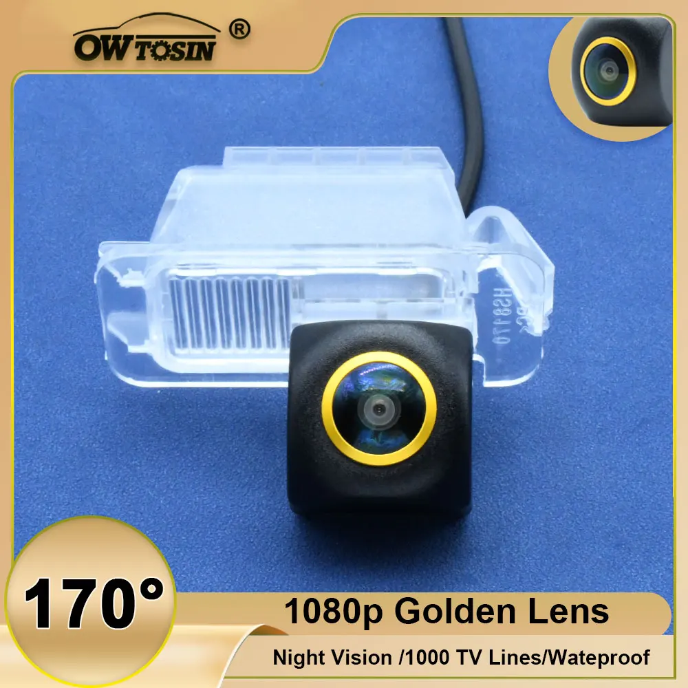 

HD Golden Lens Vehicle 170° AHD 1080P Rear View Camera For Ford Kuga MK1 2008~2012 S-Max MK1 2006~2015 Reversing Car Camera