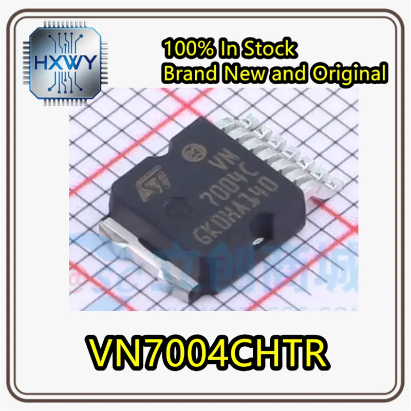 (5/20 pieces) VN7004CHTR VN7004C OctaPAK-7 High-Side Driver Chip with Current Sensing Analog Feedback Brand New Original StocK