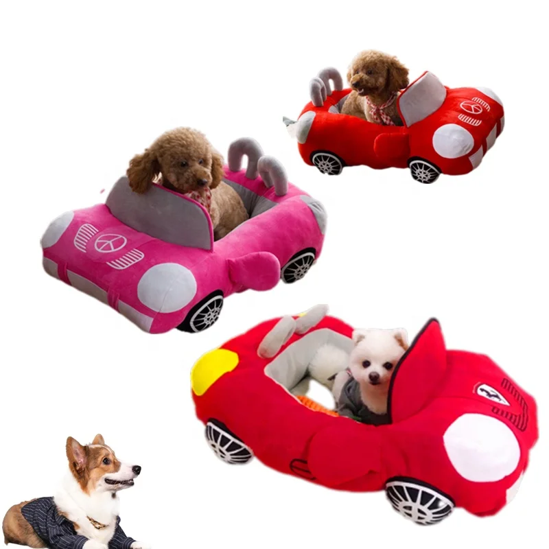 Wholesale soft warm durable car shaped pet bed dog car bed sports car dog kennel pet cat bed