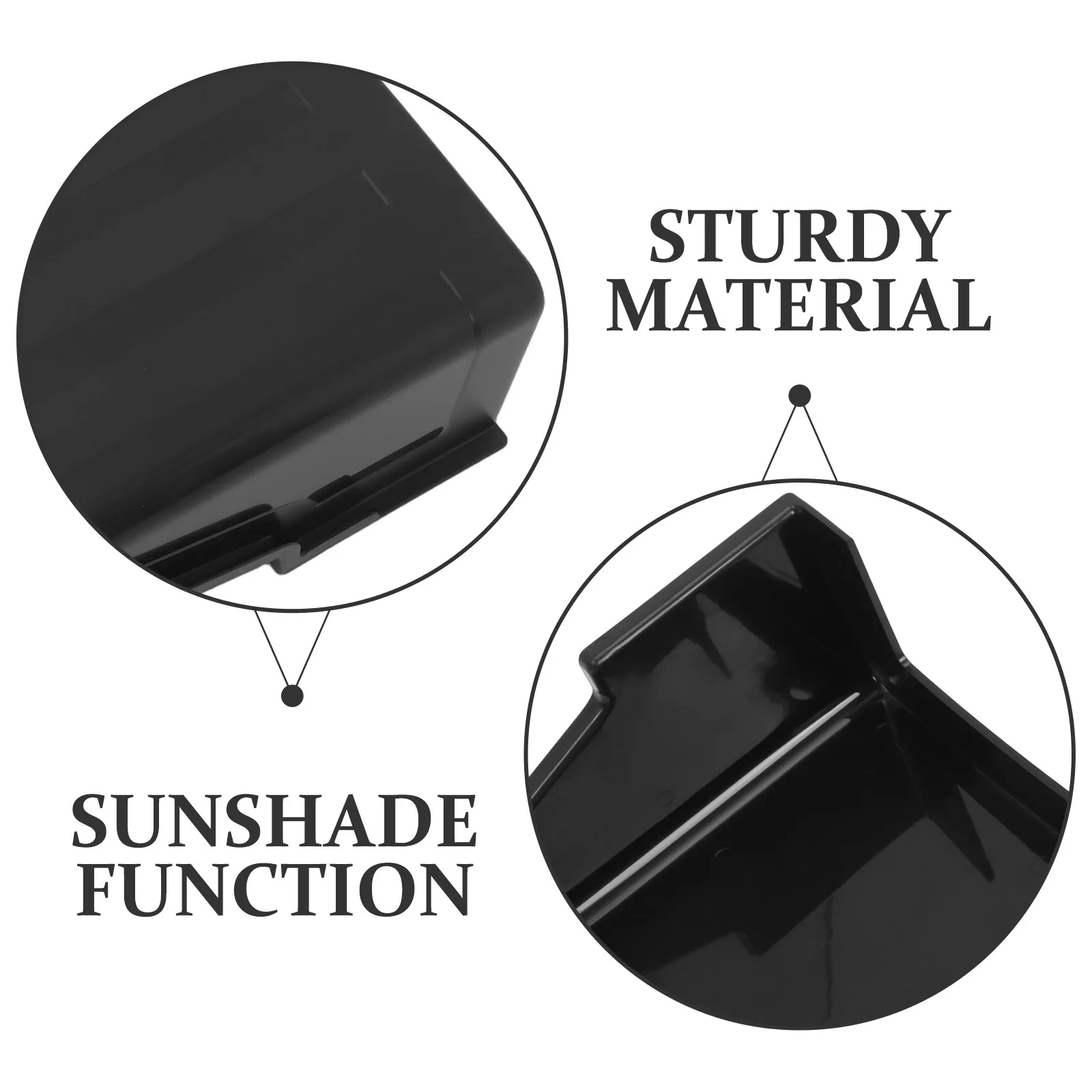Universal Outdoor Security Camera Rain Cover Plastic Sun Shade Waterproof Protector Compatible with All Brands Easy Installation