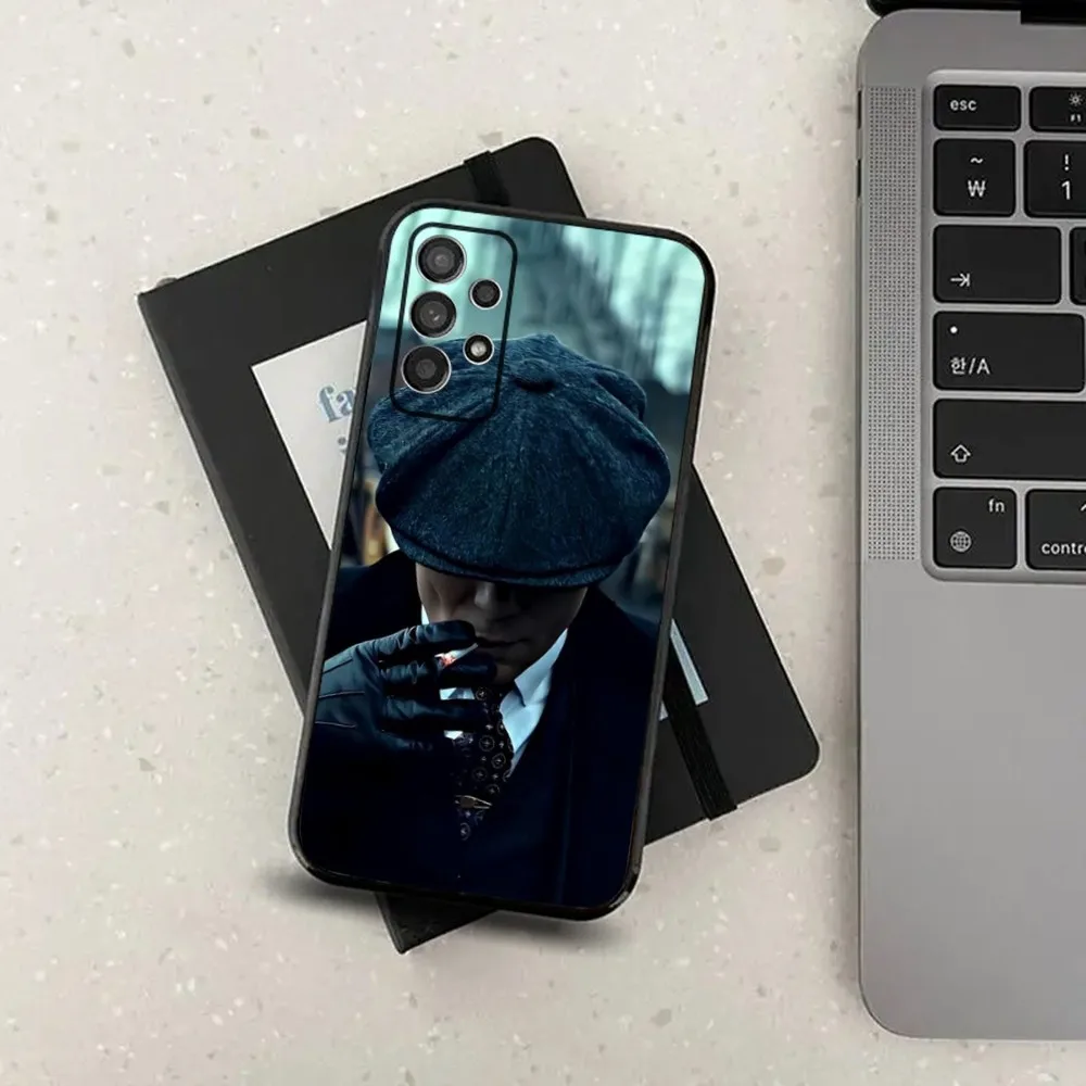 Thomas Shelby Peaky Blinders Phone Case For Samsung S24,S21,S22,S23,S30,Ultra,S20,Plus,Fe,Lite,Note,10,9,5G Black Soft Cover