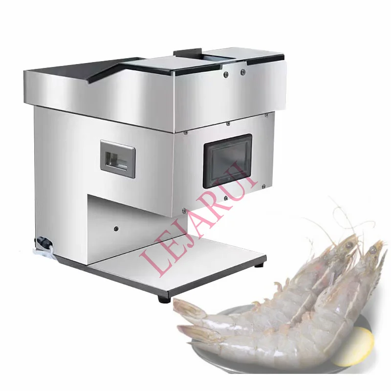 

Automatic Prawn Shrimp Back Opening Machine For Shrimp Stainless Steel Cutting Machine Shrimp Line Removing Machine