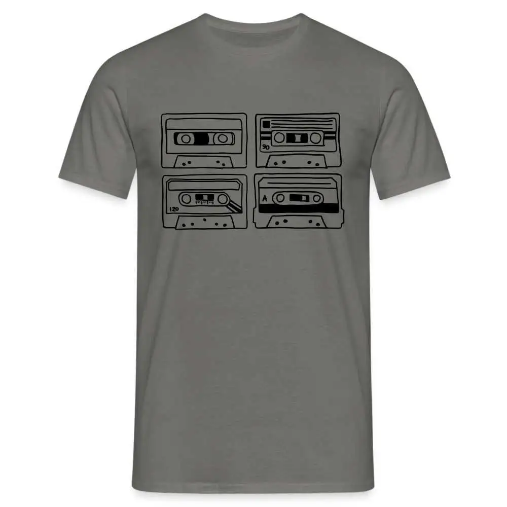 Retro Style Oldschool Tape Cassette Vintage Mixtape T Shirt