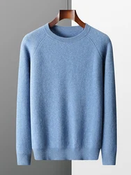 Choice 100% Cashmere Sweater Men O-neck Basic Pullover Autumn Winter Soft Warm Comfy Bottom Cashmere Knitwear High Quality Tops