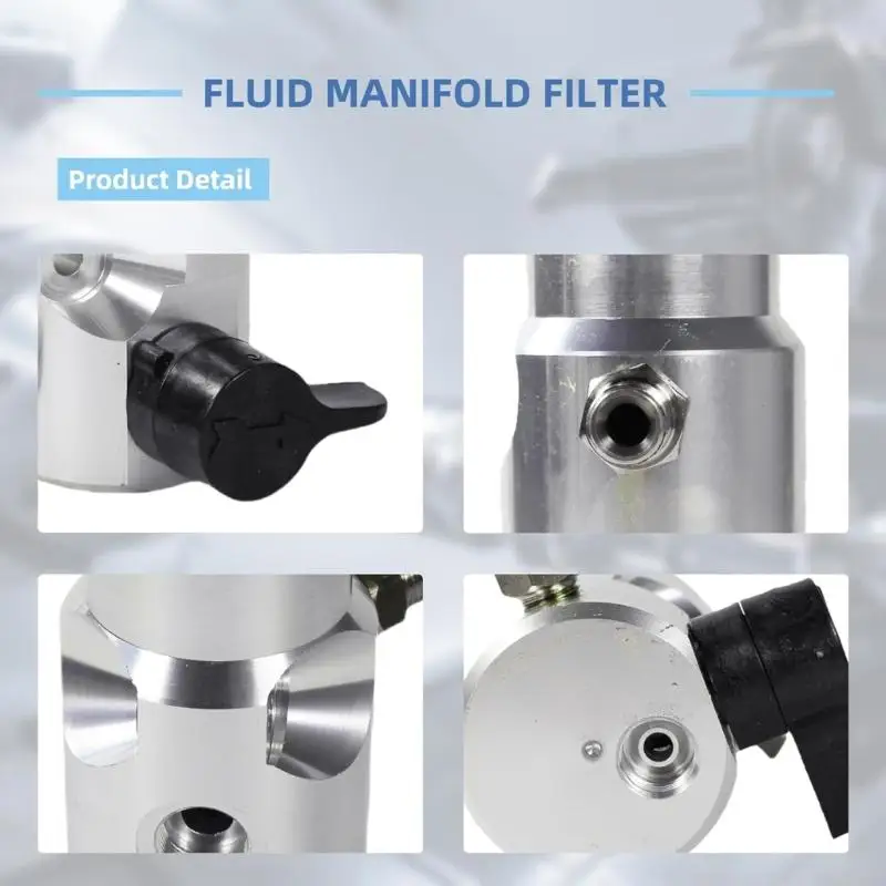 U4LA Sinclamo aeronautico Filtro ritorno Valvole Filtro Filtro Pistone Fluido Fluido Fluido Colante Collettore Gruppo Misolda