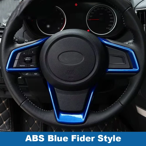 Imagen 2 del producto Cubierta para Subaru Outback XV Impreza Leagacy 2018-2022 para Forester 2019-2022 estilo de fibra de carbono botón de volante RHD LHD