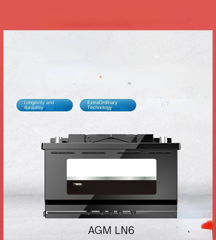 Car battery AGM LN6 FOR Audi Q7A4A6 BMW 7 Series X5X6 START-STOP MAINTENANCE-FREE BATTERY