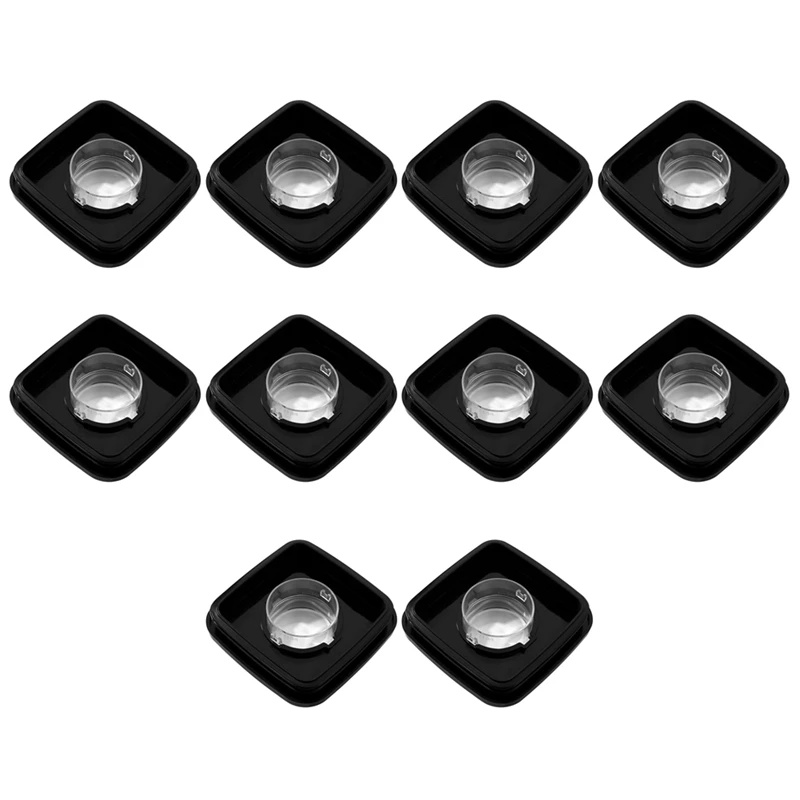 10X Blender Square Lid And Center Cap For Os-Ter Blender Jar Fit For 4903 Blender Square Jar Lid Replacements