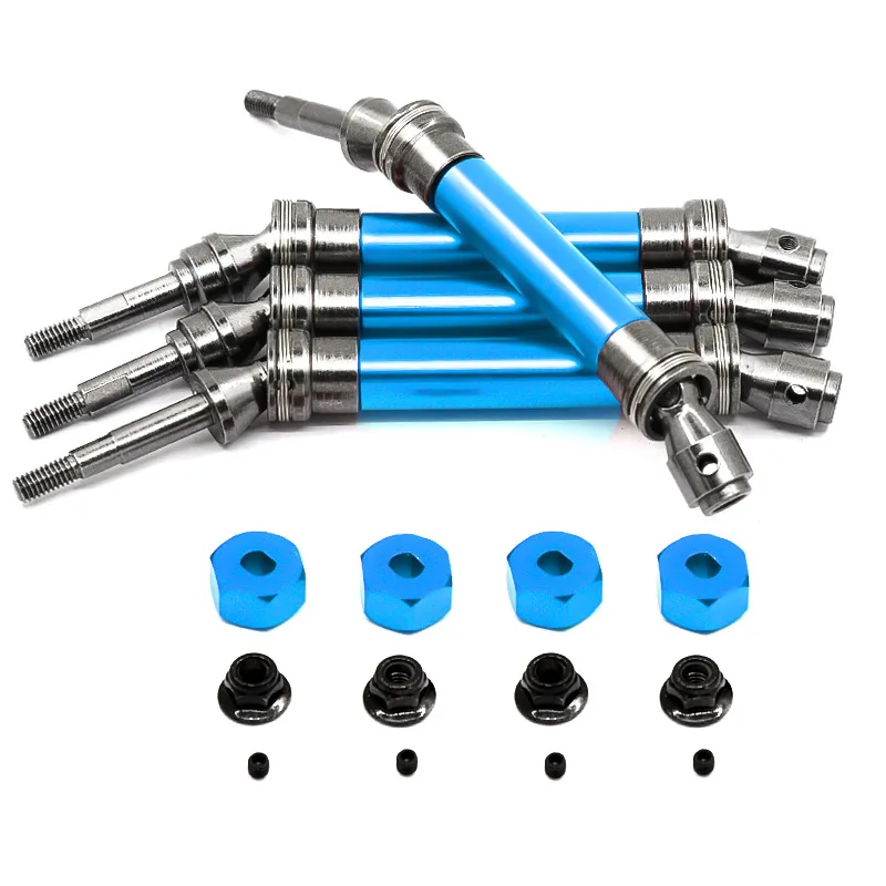 TRAXXAS SLASH 4X4 VXL Ultimate Platinum Front Rear CVD Drive Shaft Aluminum Steel Heavy Duty Anti Bending RC Upgrade Parts