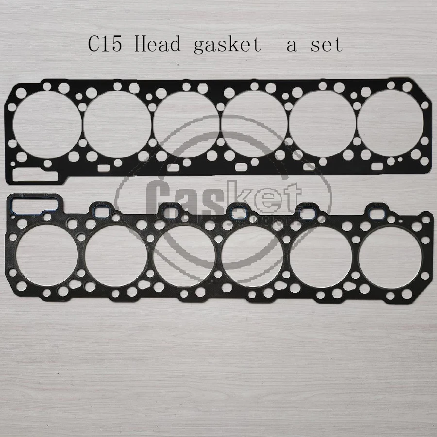 

2PCS Complete Set CYLINDER HEAD GASKET FIT C15 C18 3456 Engine FOR CAT Caterpillar IAD- 224-5122/IAD-2245122