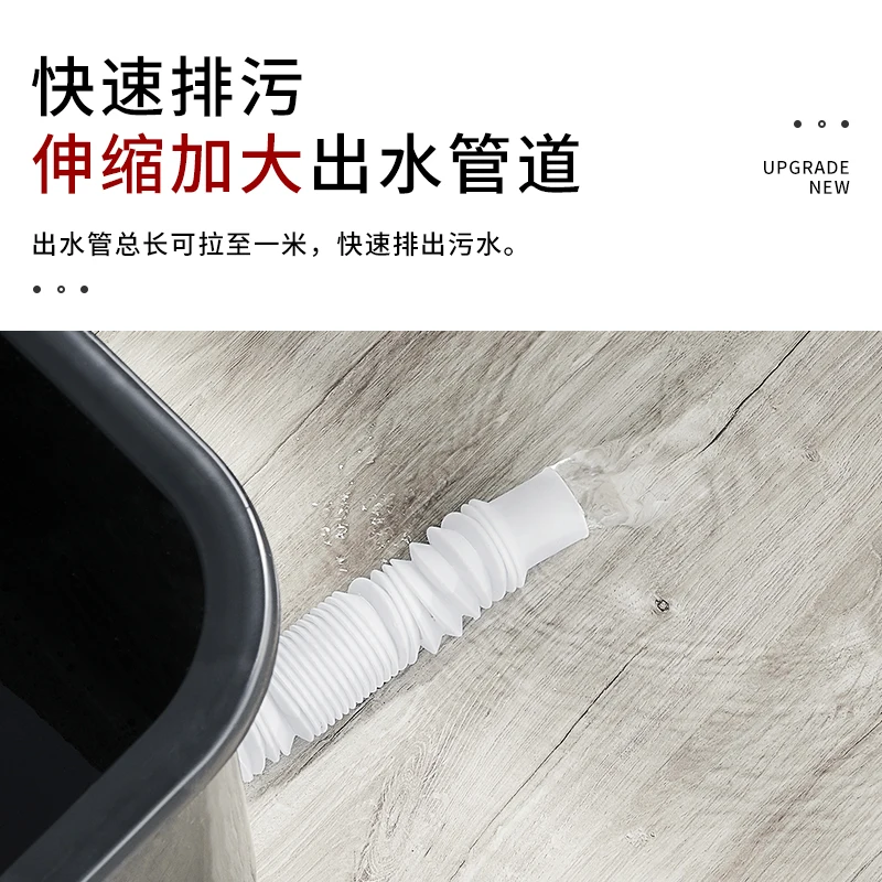 صنبور حوض المطبخ للخضروات، حوض الخضار، حوض واحد كبير، مجموعة سلة تصريف حوض الأطباق المنزلية مع حوض قوس