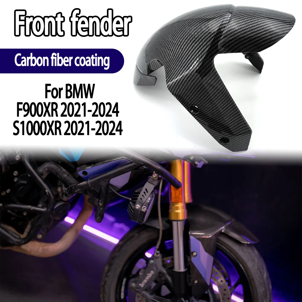 

Fit for BMW For BMW F900XR S1000XR 2021-2024 2023 2022 Motorcycle ABS Carbon Paint Mudguard Front Fender Splash Fender Fairing
