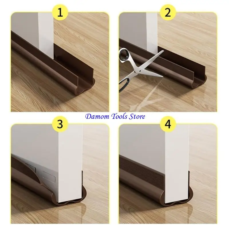 57 e aggiornare spazi per porte guarnizioni morbide strisce porta in PVC Strisce guarnizione della porta per polvere e il