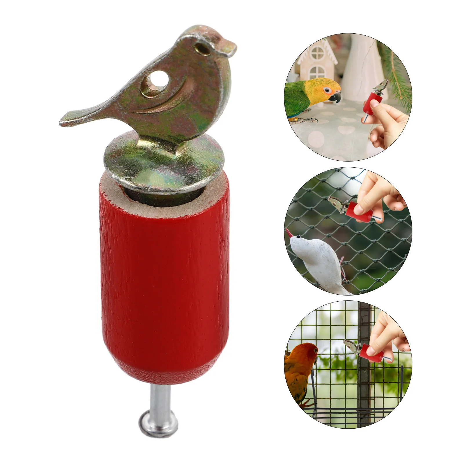 Sifflet d'oiseau torsadé à la main pour enfants, portable, simulation réaliste des sons d'oiseaux pour l'observation, l'entraînement, le plaisir en plein air