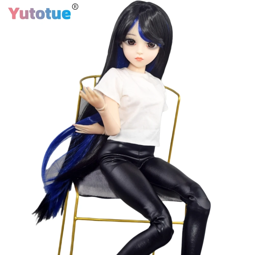 

YUTOTUE 60cm BJD Doll Girl Dolls DIY Toy with Full Outfits Clothes Long Straight Hair Wigs Birthday Gift
