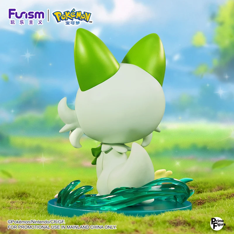 3 Stijl Pokemon Anime Actiefiguren Sprigatito Fuecoco Quaxly Grote maat Echt Desktop Ornamenten Model Speelgoed Kid's Verjaardagscadeau