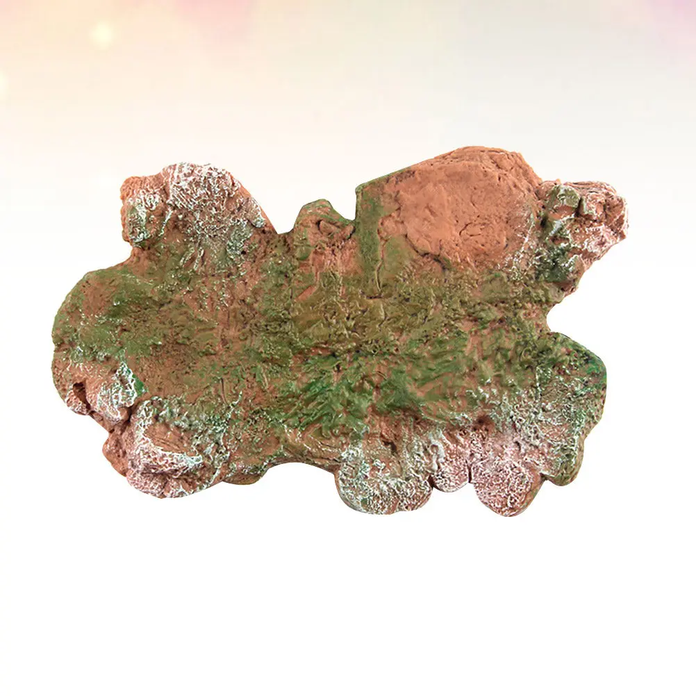 1Pcs Dinosaur Landscape Display Base Large Green PVC Sturdy Scene Decor Animal Display Platform for Home Office Use