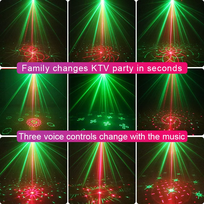 Mini Starry Night Light LED USB 5V Rotating Projector Bedroom Home KTV Bar Christmas Birthday Holiday Creative Romantic Lights