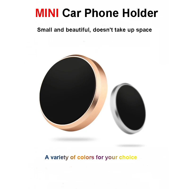 Magnetic Car Phone Holder Mobile Phone Magnet Mount Aluminum Alloy Stand Bracket Cell GPS Support For Xiaomi HUAWEI Motorola