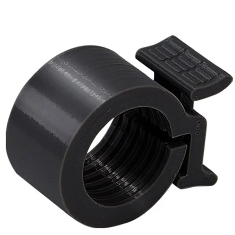 T22C Plastic Screw-On Weight Bar Lock Clamps For Home Gym, Mini Threaded Barbell Dumbbell Collars