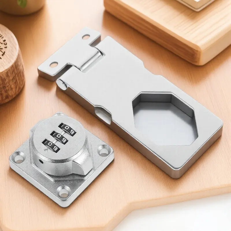 Cabinet Combination Lock Stable Zinc Alloy Mechanical Coded Lock for Drawer File Locker Anti-Theft Password Security