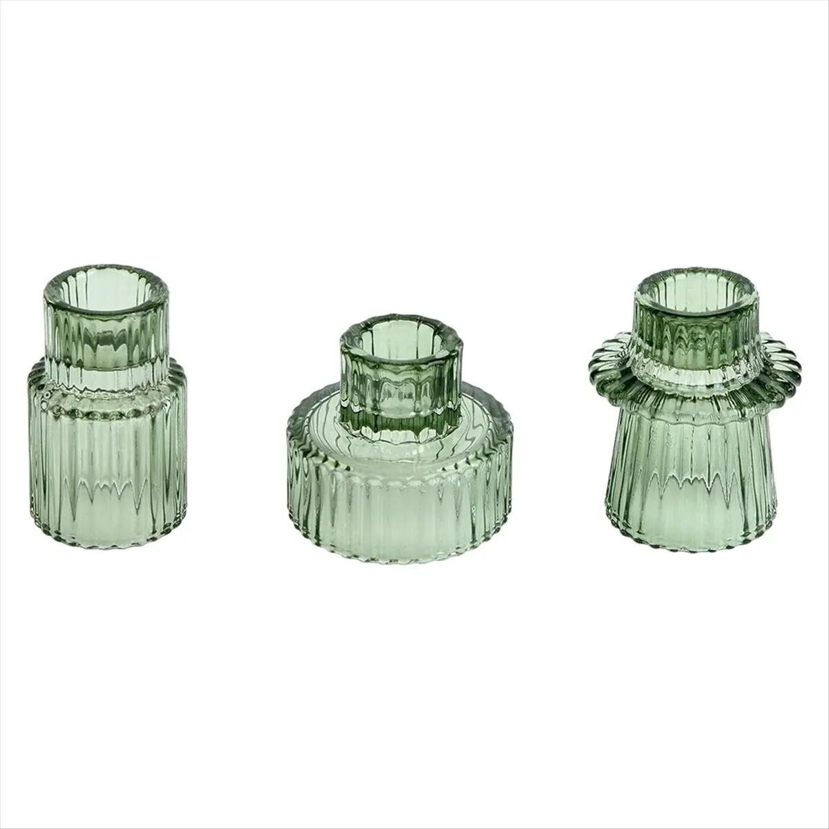 ABZF 2026 Taper Glass Candlestick Holders Candle Holders for Table Centerpieces, Wedding Decor and Party D