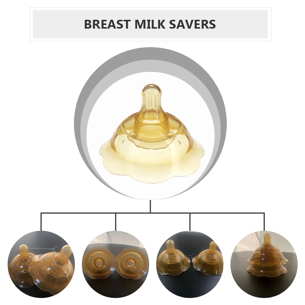 

Breast Collector Nursing Cups Silicone Shield Leak-Proof Feeding Protectors