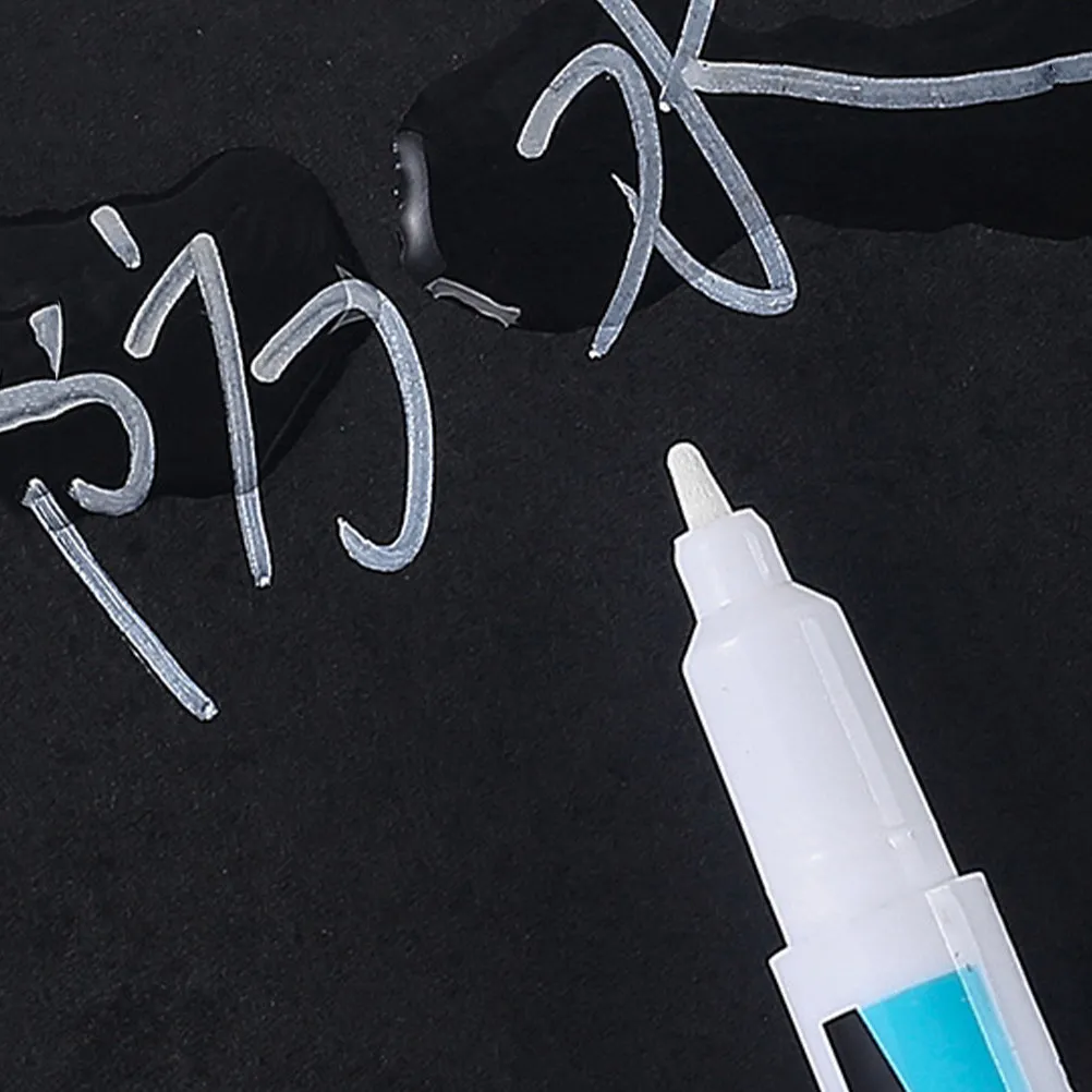 

10Pcs Multi-Purpose Permanent Marking Pens Smooth Writing Nonfading Oil-Based Ink Clear Visible on Wood Metal Paper Construction