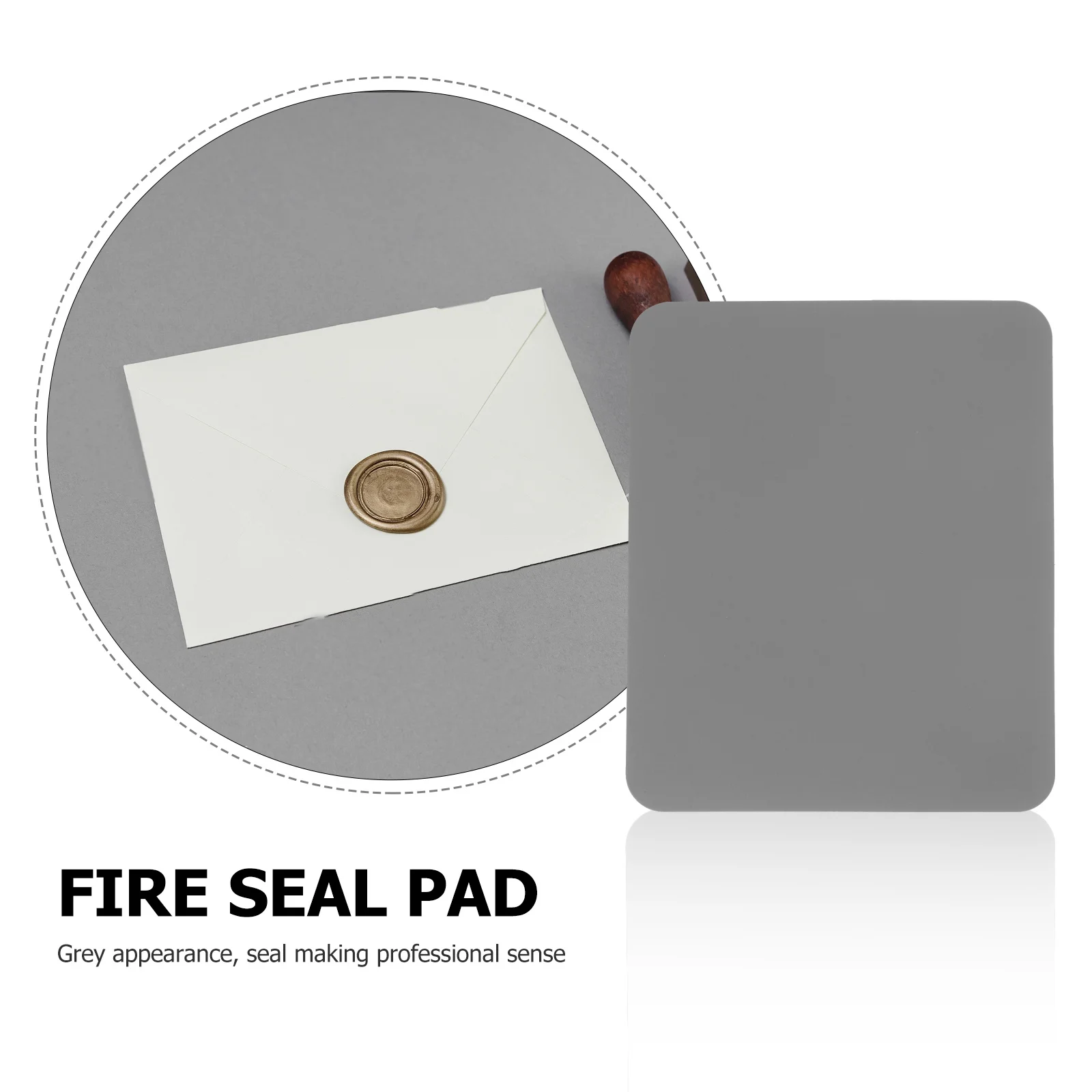 بطانة حماية من السيليكون لختم الطوابع مقاومة للحرارة غير عصا وسادة ختم الشمع متعددة الاستخدام لوحة دعم لمشاريع الختم الحرفية المنزلية ذاتية الصنع #2