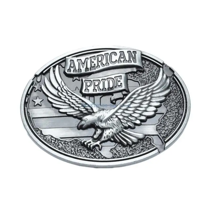 340D العتيقة قبعات رعاة البقر الغربية حزام أبازيم للرجال محفورة النسر جمع الزي غير الرسمي صور الدعائم النسر النقوش #5