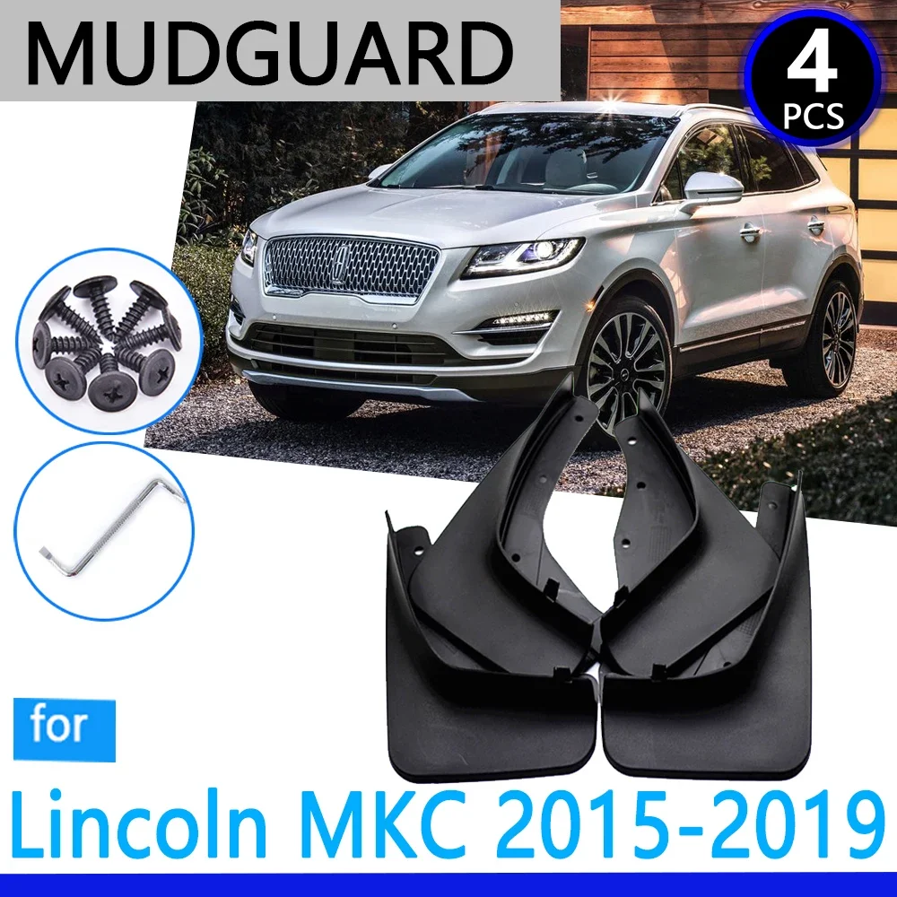 

Mudguards for Lincoln MKC 2015 2016 2017 2018 2019 Car Accessories Mudflap Fender Auto Replacement Parts