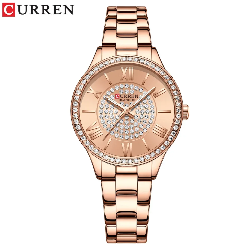 

Curren 9084 Top Luxury Brand Ladies Watch Fashion Steel Band Watch Casual Ladies Quartz Watch Birthday Gifts for Girls