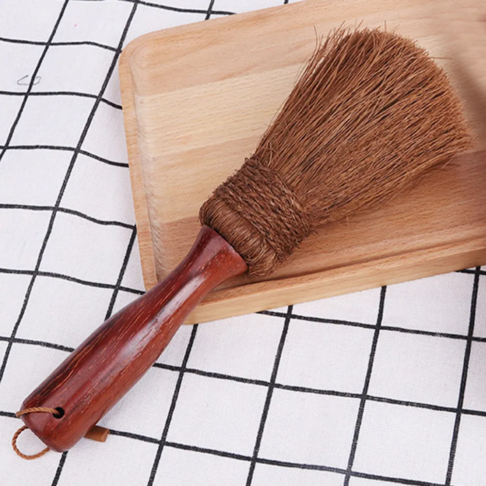 Pot Bowl Brush Wooden Handle Coconut Fiber Sturdy Scrubber for Kitchen Cookware Washing Wok Pan Cleaner Dish Scrub Kitchen