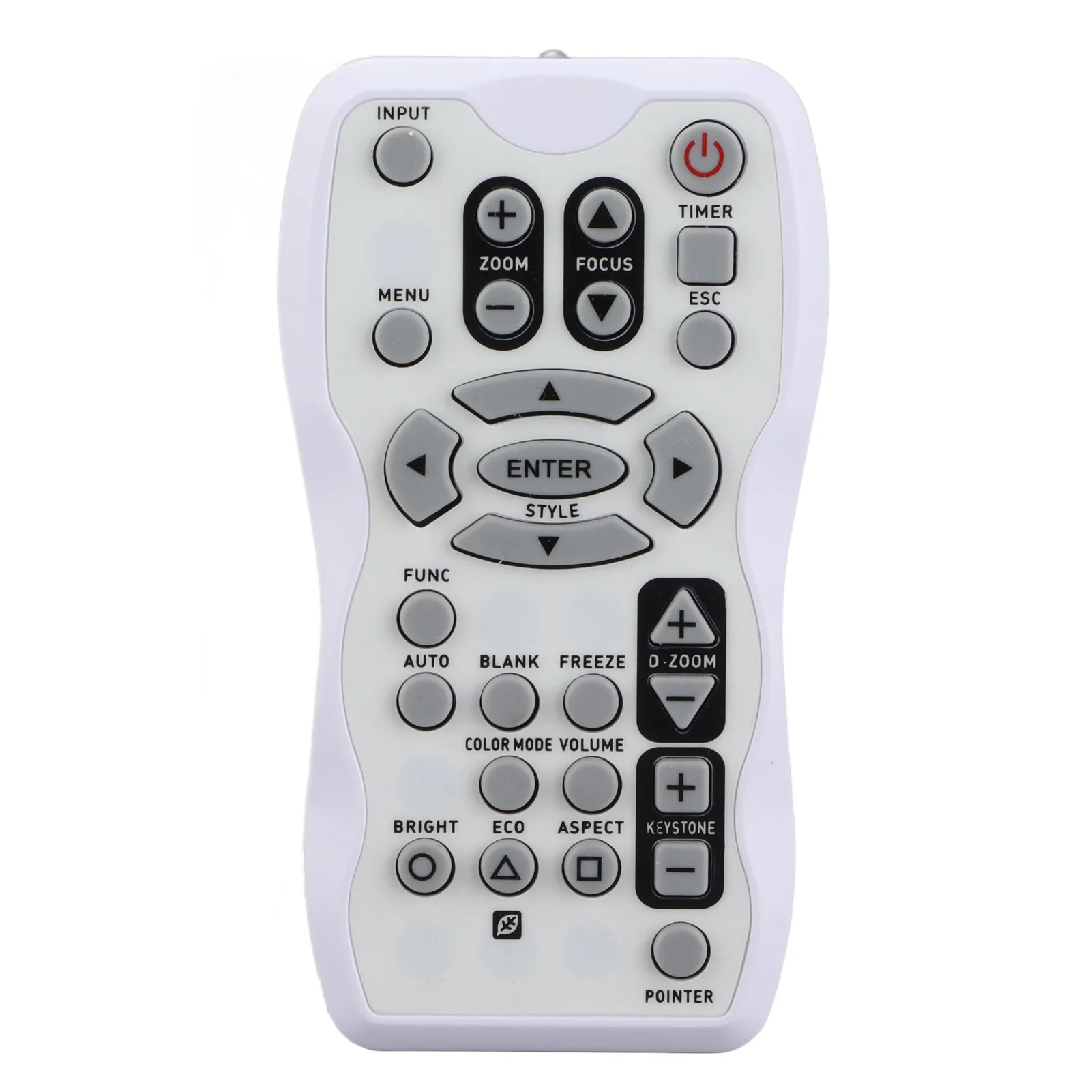 Vervangende tv-afstandsbediening Vervangende projectorbediening voor XJ‑A141 XJ‑A251 XJ‑A246 XJ‑A256 XJ‑A241 Projectoraccessoires