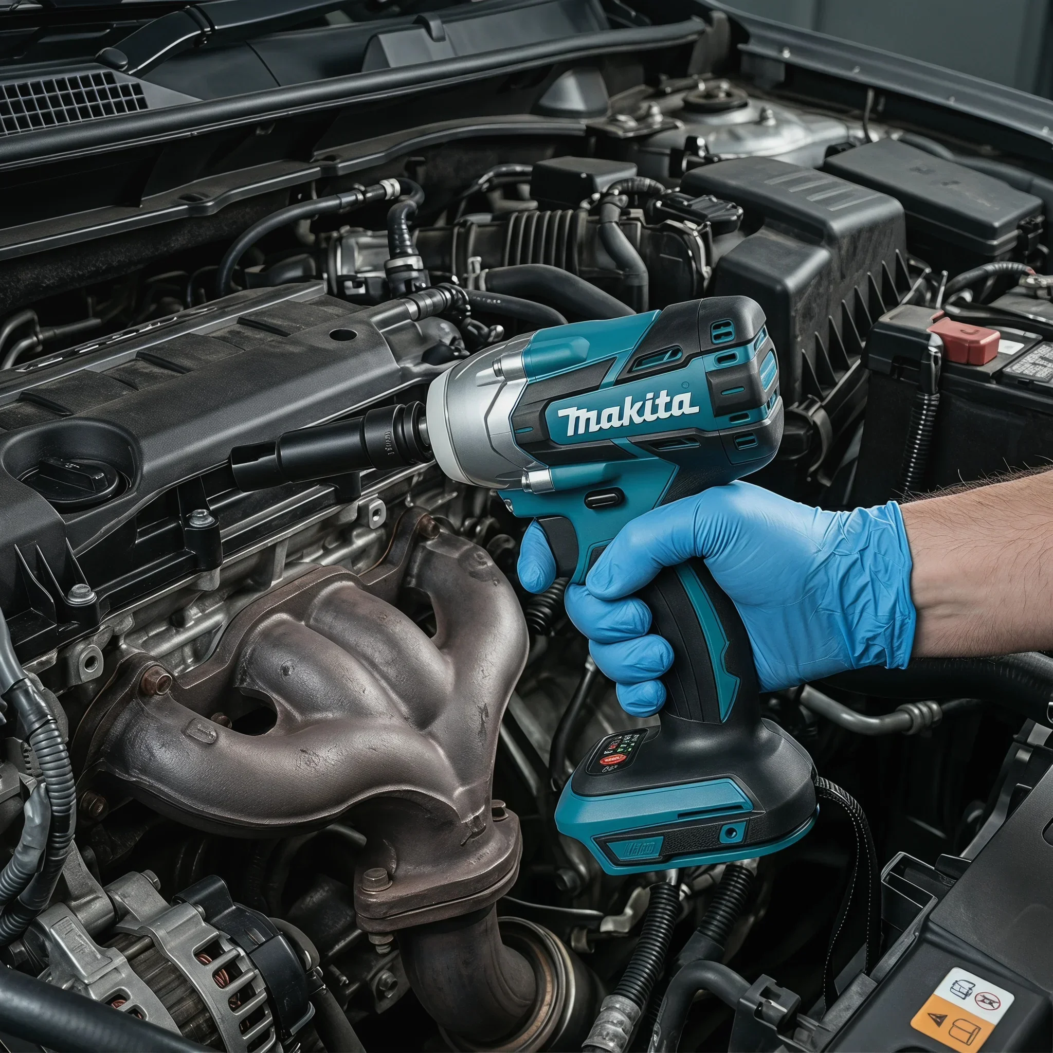 Makita DTW285 18V Compact Cordless Impact Wrench High Torque For Trailer Wheel Fastening and Farm Machinery Servicing