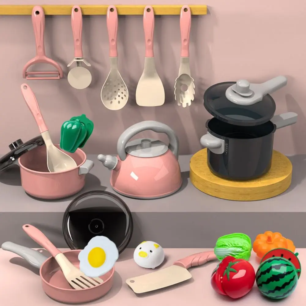 28/61/71/86 pçs fingir jogar acessórios de cozinha conjunto iluminação jogo de cozinha conjunto simulação cozinhar brinquedos mini plástico