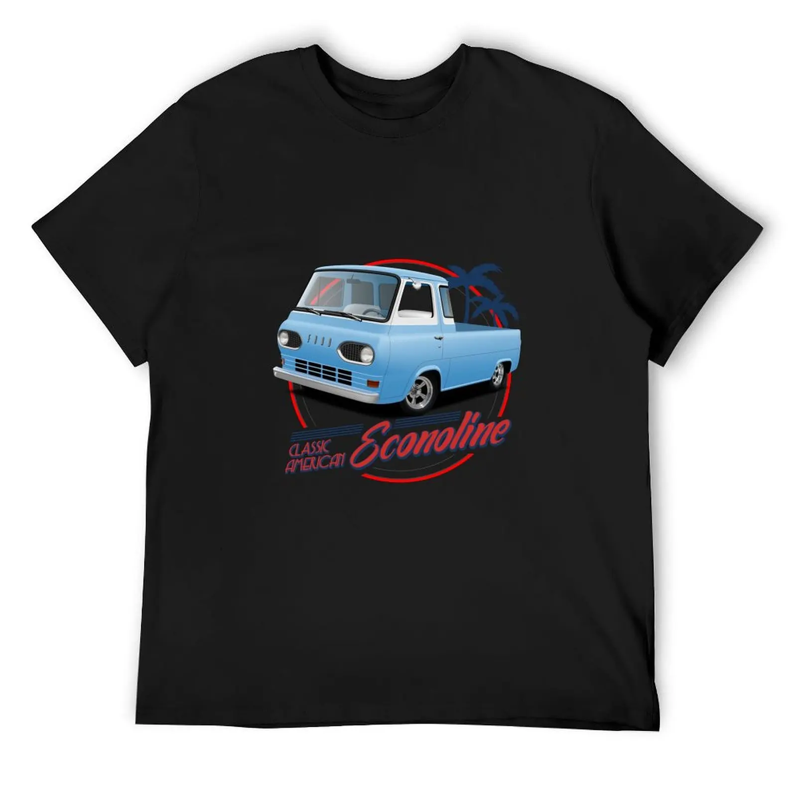 Classic Econoline T-Shirt vintage clothes boys animal print tee shirts for men