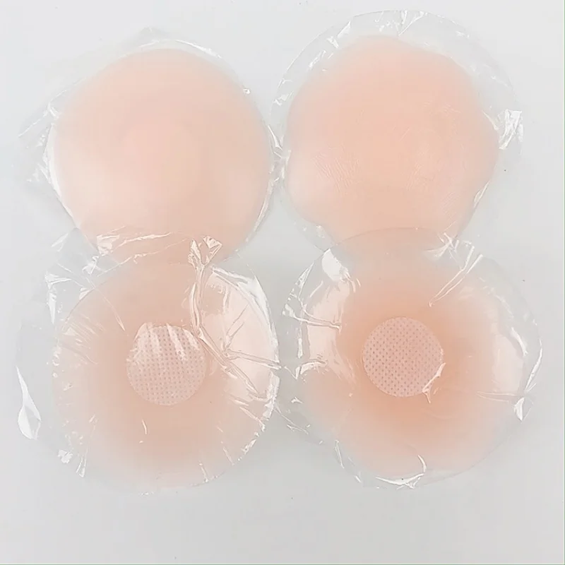 Reusable Women Breast Petals Lift Nipple Cover Invisible Petal Adhesive Strapless Backless Stick on Bra Silicone Breast Stickers