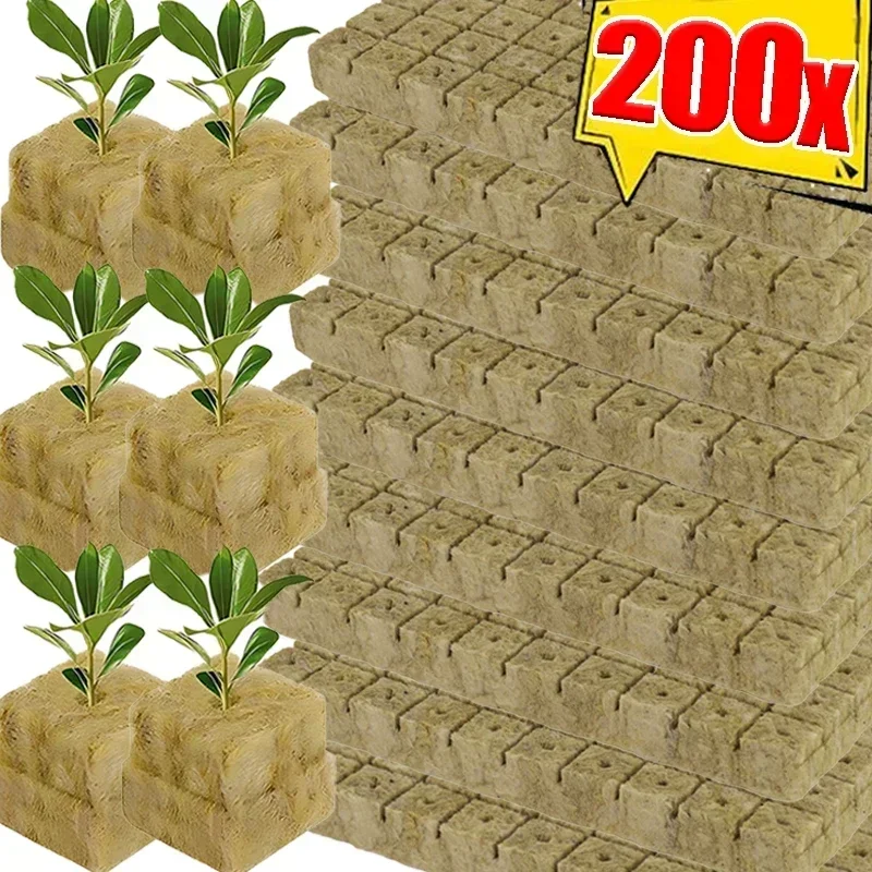 

Grow Cubes Stonewool Starter Plugs Rock Wool Grow Cubes Seed Starters Planting Hydroponics Cuttings Plant Propagation Supply