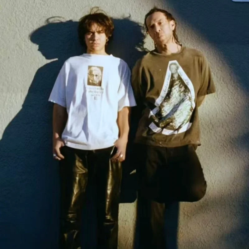 

Футболка SAINT летняя, высококачественная, предварительно выстиранная, с круглым вырезом, 100% хлопок, с новейшим модным принтом, свободного кроя, повседневная, с коротким рукавом